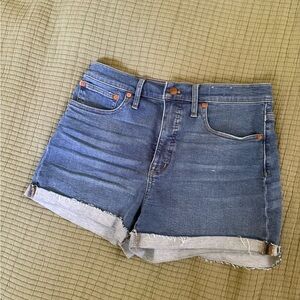 Madewell High Rise Denim Short Size 28